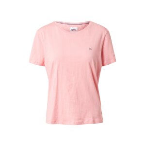 Tommy Jeans Tričko  námořnická modř / růžová / černá / bílá
