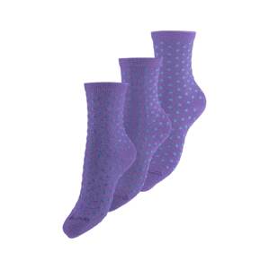 PIECES Ponožky 'Sebby'  světle fialová / modrá