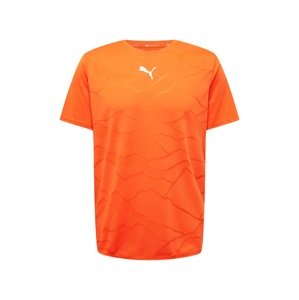 PUMA Funkční tričko 'Vent'  tmavě oranžová / bílá