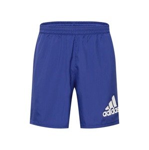 ADIDAS PERFORMANCE Sportovní kalhoty 'Run It'  modrá / bílá