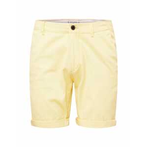 JACK & JONES Chino kalhoty 'DAVE'  světle žlutá