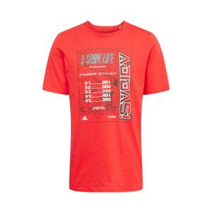 ADIDAS PERFORMANCE Funkční tričko 'EGAME'  červená / černá / bílá