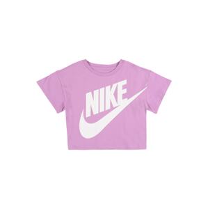Nike Sportswear Tričko 'ICON FUTURA'  světle fialová / bílá