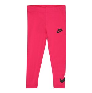 Nike Sportswear Legíny  malinová / černá / bílá