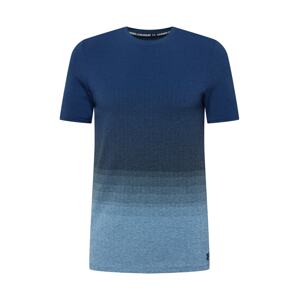 UNDER ARMOUR Funkční tričko 'Seamless Lux' světlemodrá / tmavě modrá / šedý melír