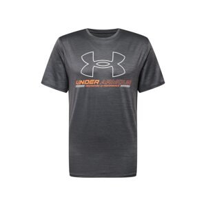 UNDER ARMOUR Funkční tričko 'Training Vent'  oranžová / černá / bílá