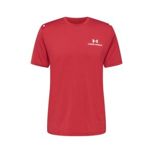 UNDER ARMOUR Funkční tričko 'RUSH'  bílá / červená