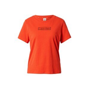 Calvin Klein Underwear Tričko oranžově červená / černá