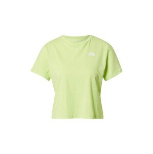 THE NORTH FACE Funkční tričko  světle zelená / bílá