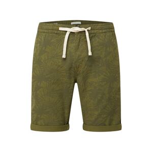 TOM TAILOR DENIM Chino kalhoty  olivová / zelená / khaki