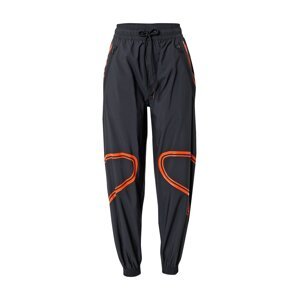 ADIDAS BY STELLA MCCARTNEY Sportovní kalhoty 'TruePace'  oranžová / černá