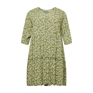 Tom Tailor Women + Šaty  světle zelená / jablko / bílá