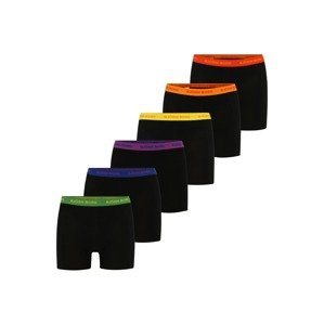 BJÖRN BORG Sportovní spodní prádlo  černá / oranžová / žlutá / zelený melír / modrá
