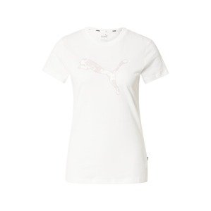 PUMA Funkční tričko  světle růžová / bílá
