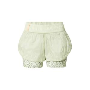 PUMA Sportovní kalhoty  pastelově zelená / bílá / khaki