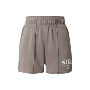 Nike Sportswear Kalhoty  kámen / bílá