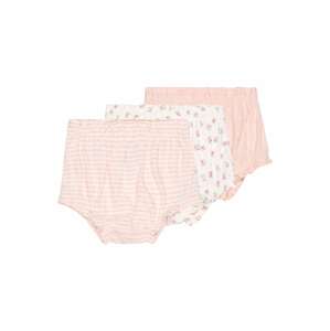 GAP Kalhoty  pink / světle růžová / bílá