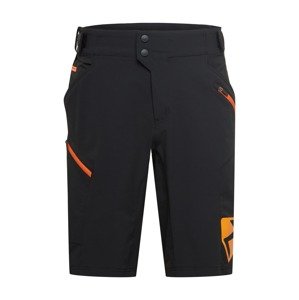 ZIENER Sportovní kalhoty 'NONUS'  černá / oranžová