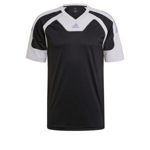 ADIDAS SPORTSWEAR Funkční tričko šedá / fialová / černá