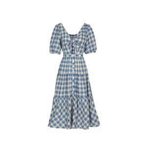 FRNCH PARIS Letní šaty 'Victoire'  krémová / modrá