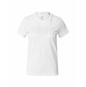 PUMA Funkční tričko 'Starddust'  šedá / bílá