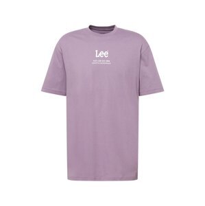 Lee Tričko  světle fialová / bílá