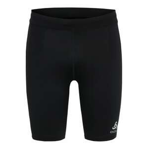 ODLO Sportovní kalhoty 'Essential'  černá / bílá