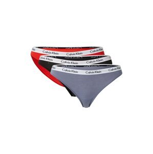 Calvin Klein Underwear Kalhotky  grafitová / červená / černá / bílá