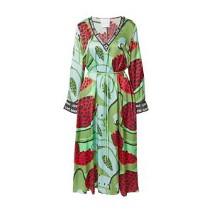DELICATELOVE Šaty 'SHIRA'  světle zelená / mix barev