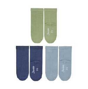 STERNTALER Ponožky 'Bambus'  tmavě modrá / olivová / světlemodrá