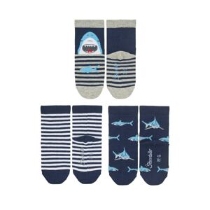STERNTALER Ponožky  modrá / bílá