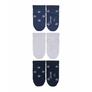 STERNTALER Ponožky  tmavě modrá / bílá / černá