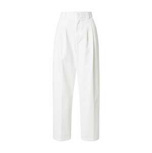 Carhartt WIP Kalhoty se sklady v pase 'Tristin'  bílá