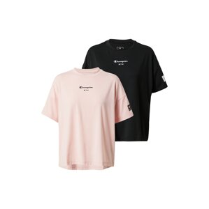 Champion Authentic Athletic Apparel Funkční tričko  růžová / černá / bílá