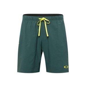 OAKLEY Sportovní kalhoty žlutá / smaragdová / nefritová