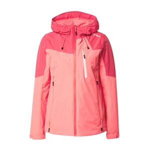 CMP Outdoorová bunda pink / světle růžová / bílá