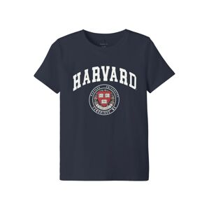 NAME IT Tričko 'Harvard'  námořnická modř / světlemodrá / červená / bílá