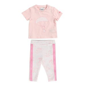 BOSS Kidswear Sada  růžová / bílá