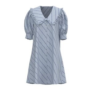 VERO MODA Košilové šaty 'Luna'  námořnická modř / kouřově modrá