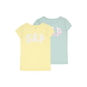 GAP Tričko  světle žlutá / pastelově zelená / pink / stříbrná