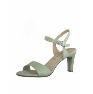 TAMARIS Páskové sandály  pastelově zelená