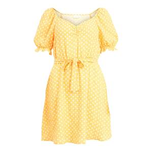 VILA Letní šaty 'Ina'  oranžová / bílá