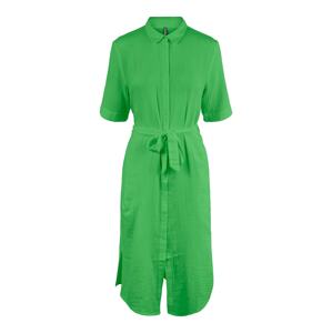 PIECES Košilové šaty 'Stina'  zelená