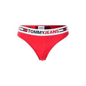 Tommy Hilfiger Underwear Tanga  červená / černá / bílá