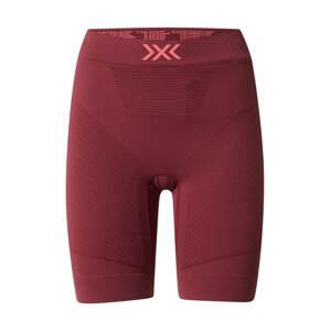 X-BIONIC Sportovní kalhoty  svítivě růžová / burgundská červeň