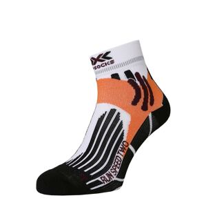 X-SOCKS Sportovní ponožky 'SPEED TWO'  bílá / lososová / černá