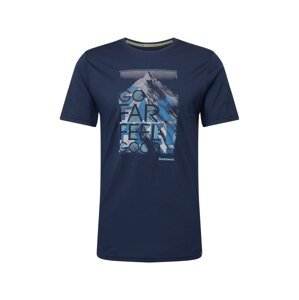 Smartwool Funkční tričko 'Merino'  námořnická modř / azurová / azurová modrá / světle šedá