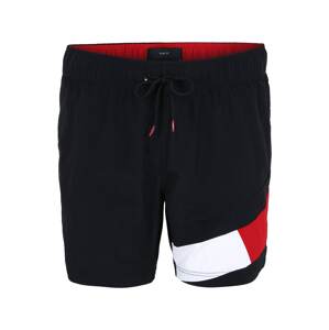 Tommy Hilfiger Underwear Plavecké šortky  tmavě modrá / bílá / ohnivá červená