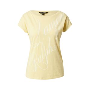 Lauren Ralph Lauren Tričko 'GRIETA'  krémová / žlutá
