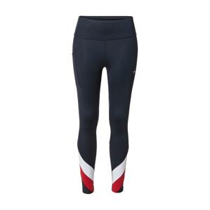 TOMMY HILFIGER Sportovní kalhoty  černá / bílá / červená